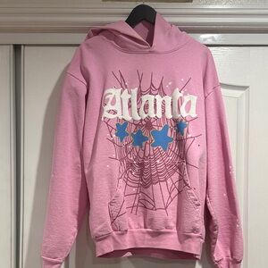 Spyder Pink Atlanta Hoodie with Star Design